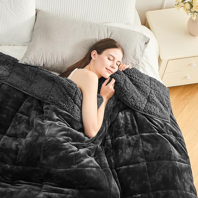 Cottonblue Weighted Blanket 15lbs 80x87 Inches by Cottonblue