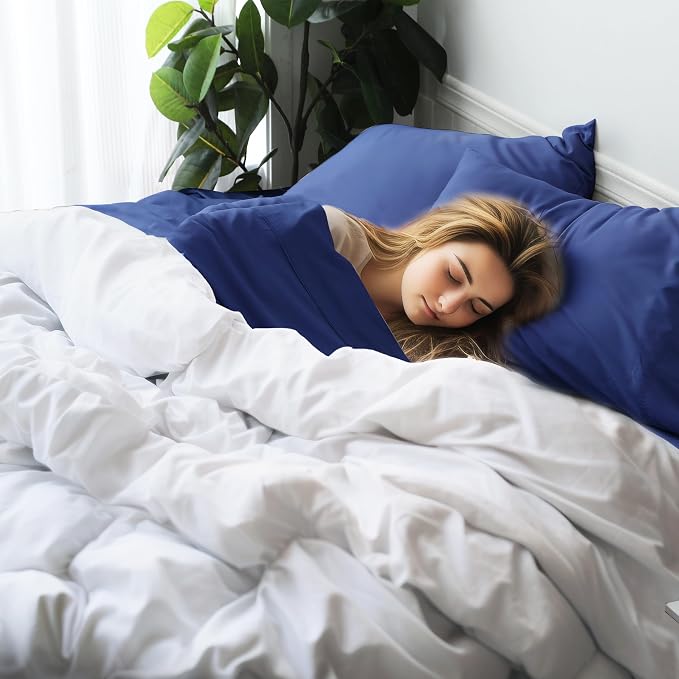 Bamboo Viscose Flat Sheets Only, Sateen Weave Calking Size Flat Sheet Only - Image 6