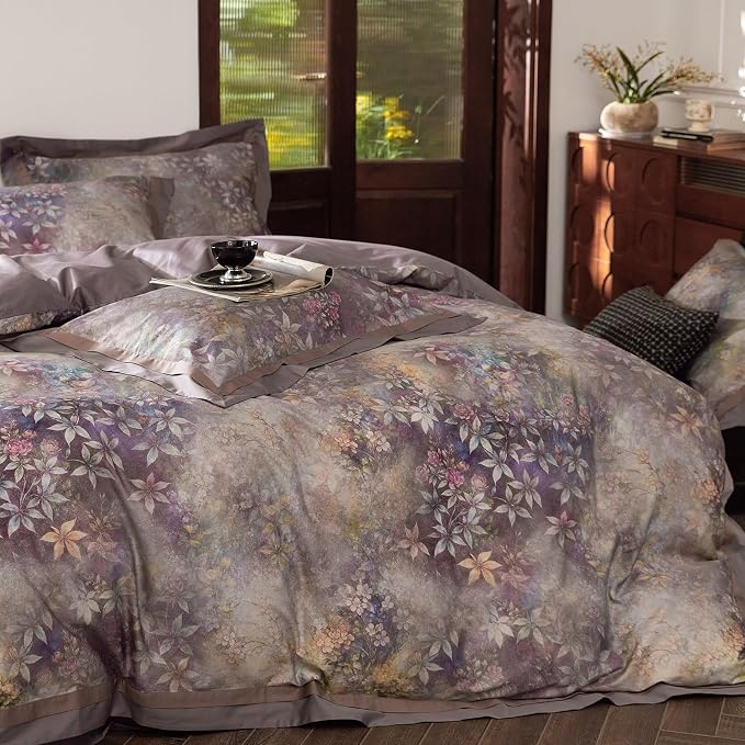 mixinni Vintage Floral Duvet Cover Set - Image 4