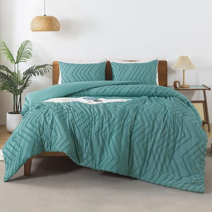 Andency Grayish Teal Twin/Twin XL Comforter Set, Twin Bed Comforter - Image 3