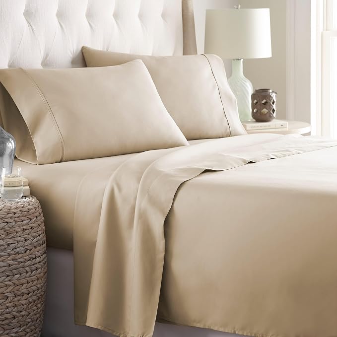 Danjor Linens Twin Bunk Bed Sheets w/ 2 Pillowcases, Lightweight Brushed by DanjorLinens