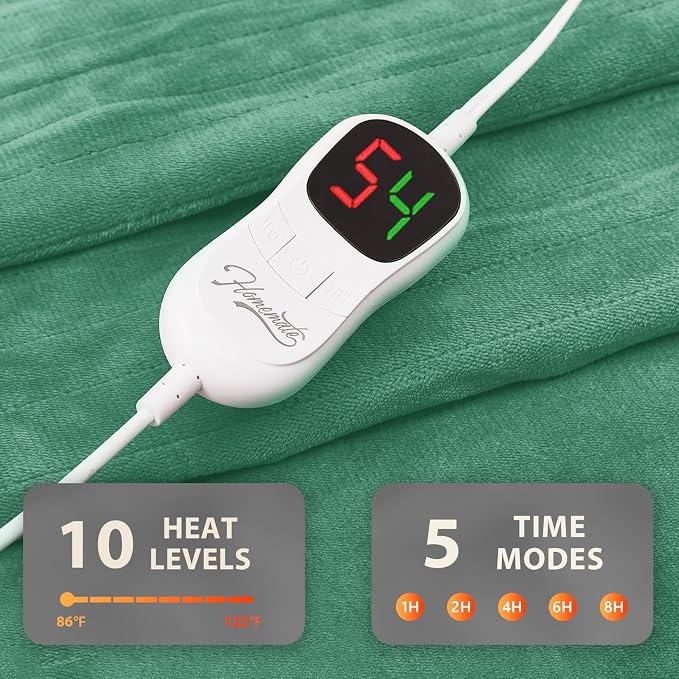 Homemate Electric Heated Blanket Twin Size - Image 4
