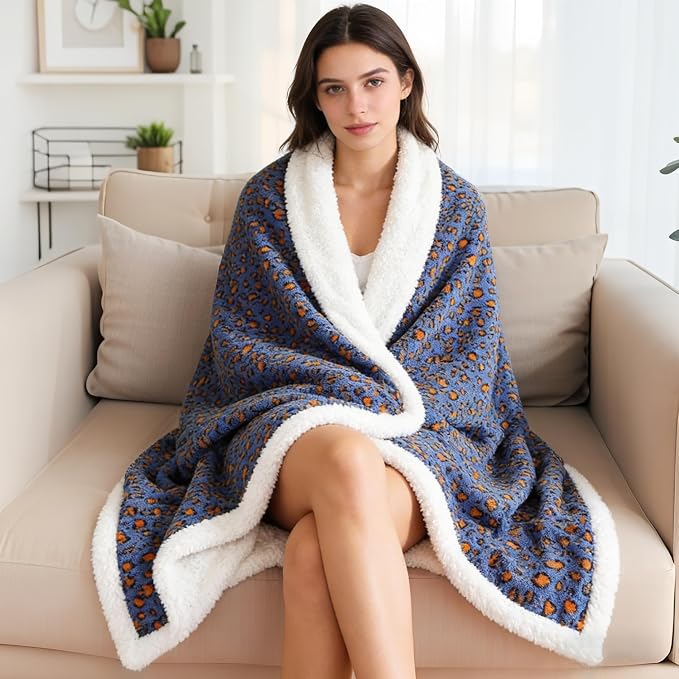 Electric Heated Blanket Full Size 72"x84", Ultra-Soft Plush by Soypipo