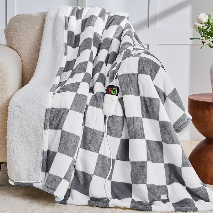 Heated Electric Blanket Twin Size, 62X84 Heating Blanket by OCTROT