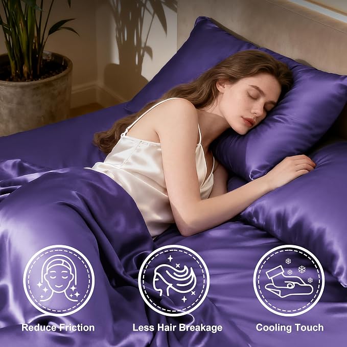 Love's cabin Satin Queen Sheets Set - Image 3