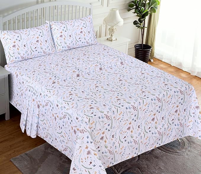 RUVANTI 100% Cotton Sheets – Twin XL Size Percale Bedding, Cooling & Breathable - Image 2