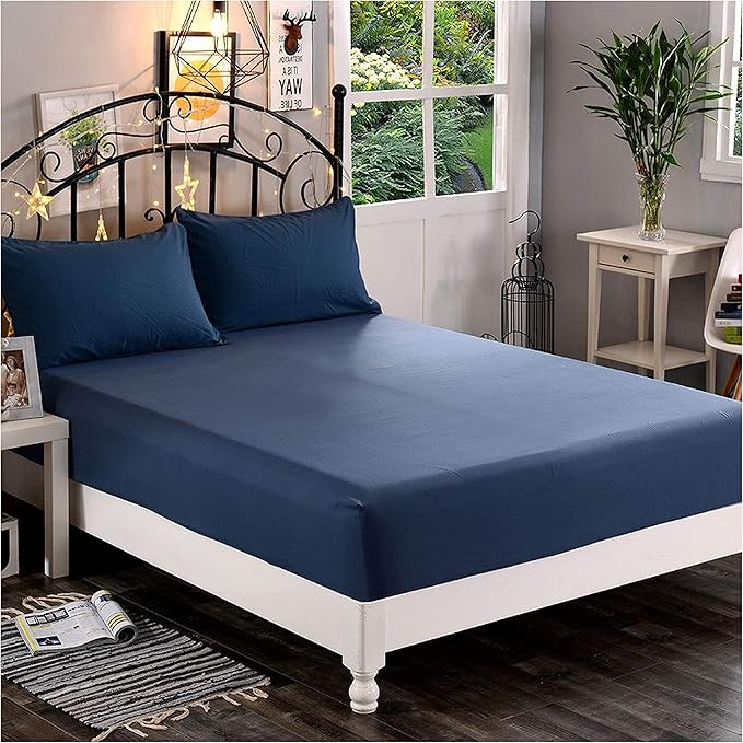 Elegant Comfort 1500 Premium Hotel Quality 1-Piece Fitted Sheet, Softest by ELEGANTCOMFORT