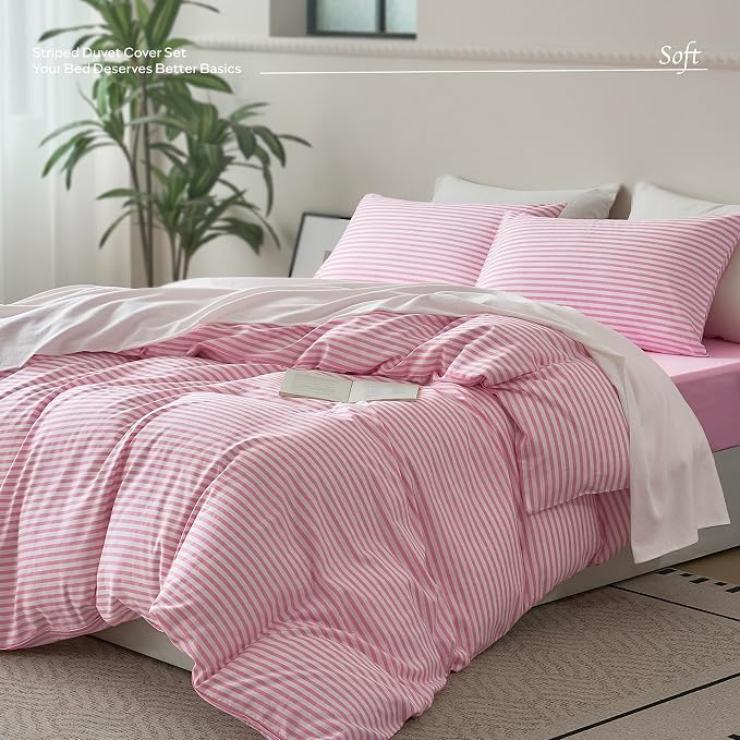 JELLYMONI Twin Duvet Cover Set, Cotton Duvet Cover 2 Pieces - Image 7