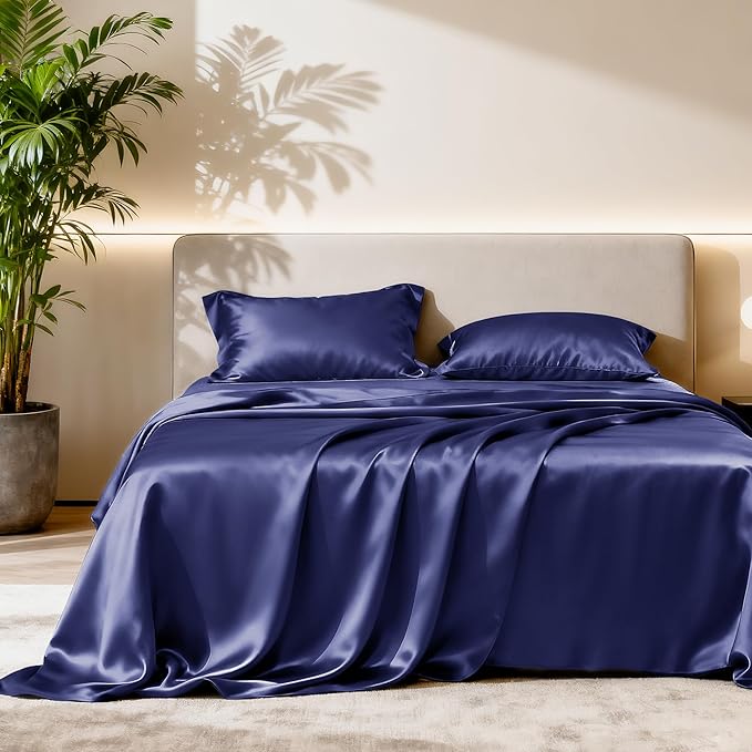 Love's cabin Twin XL Satin Sheet Sets by Lovescabin