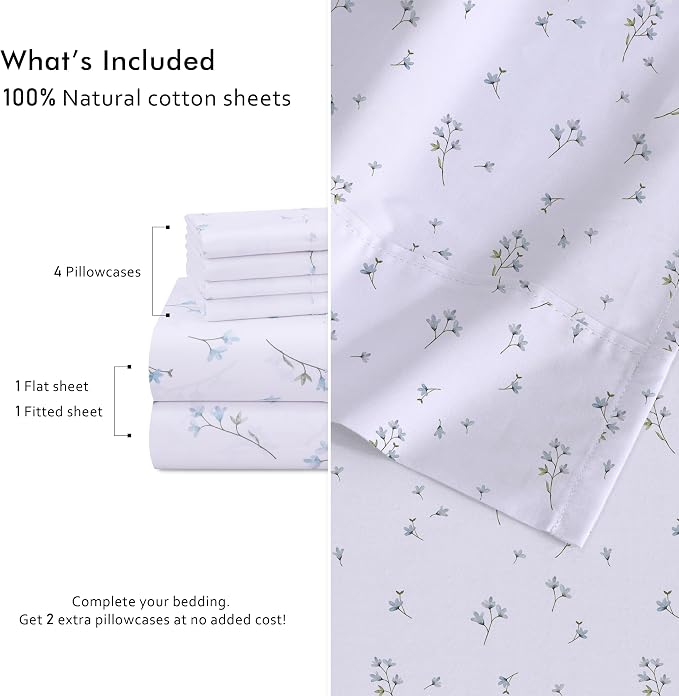 RUVANTI 6 Pcs Cotton Sheets - Image 4