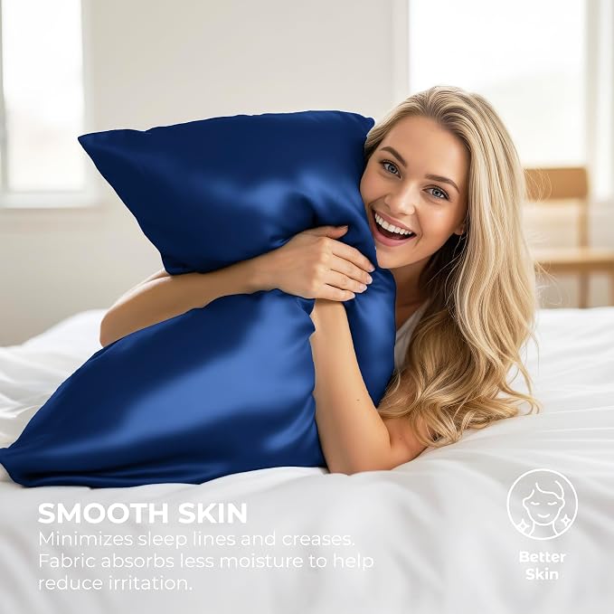 Pure Bedding Satin Pillowcase 2 Pack - Image 4