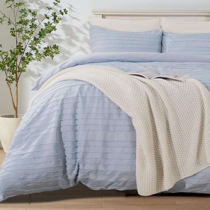 NEXHOME PRO Duvet Cover, Soft and Lightweight 100% Washed Microfiber Comforter by NEXHOMEPRO
