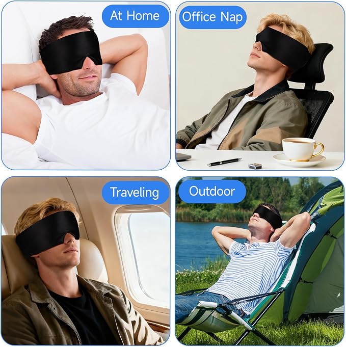Silk Sleep Mask – 100% Mulberry Silk Eye Mask - Image 6