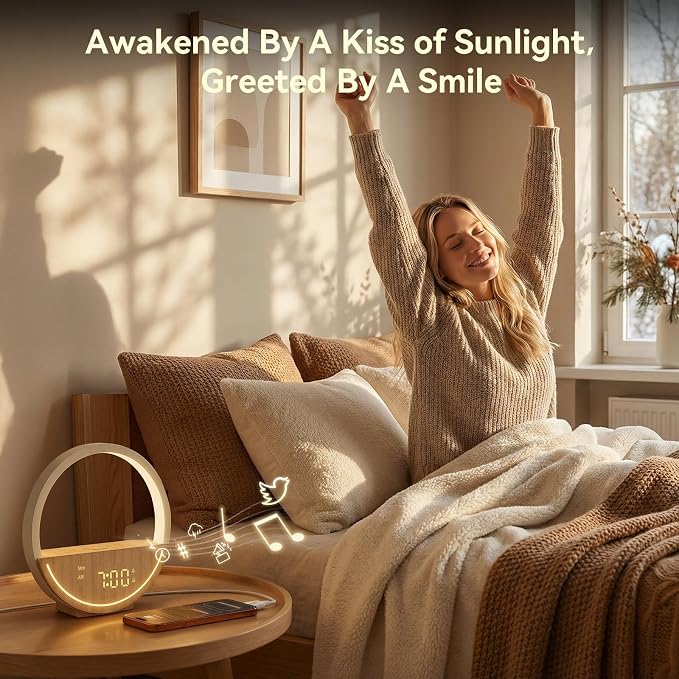 Vivilumens Wake Up Light Sunrise Alarm Clock - Image 4