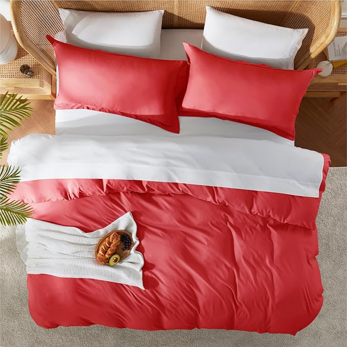Nestl Red Duvet Cover Full Size - Image 5