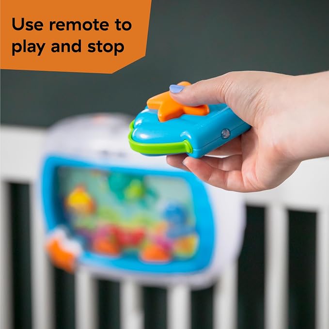 Baby Einstein Sea Dreams Soother Musical Crib Toy and Sound Machine, Newborn - Image 3