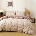 OAITE Brown Tree Queen Size Duvet Cover-3 Pieces Prewashed Cotton-Like by OAITE