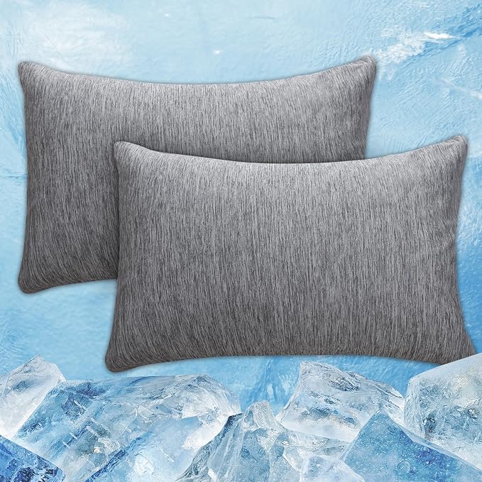 CHOSHOME Cooling Pillow Cases Zipper Pillow Covers Q-Max > 0.45 Zippered by CHOSHOME