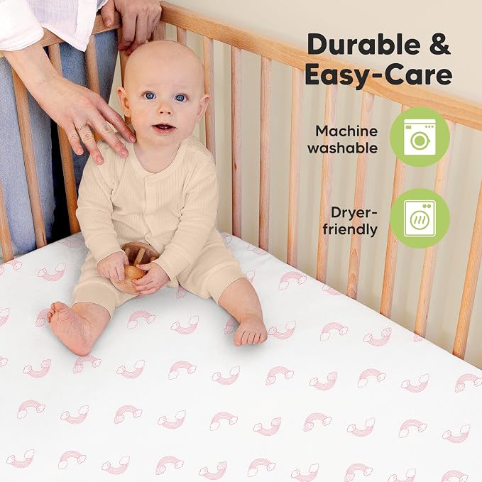 KeaBabies 2-Pack Organic Crib Sheets - Image 7