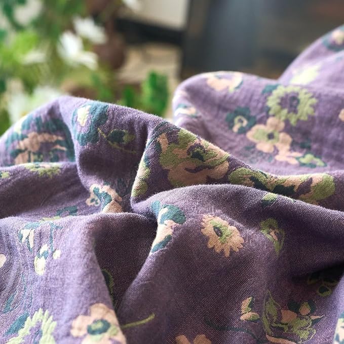 mixinni Vintage Floral Duvet Cover Queen Set - Image 7