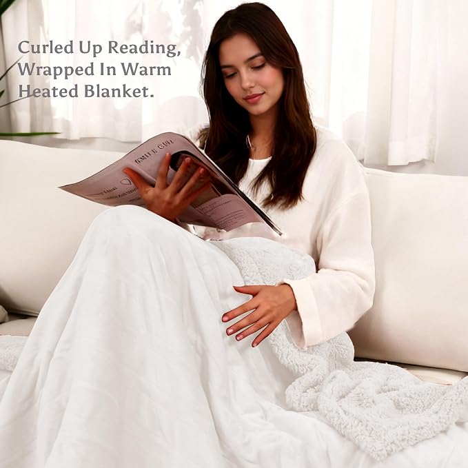 Electric Heated Blanket Full Size 72" x 84" - Image 2