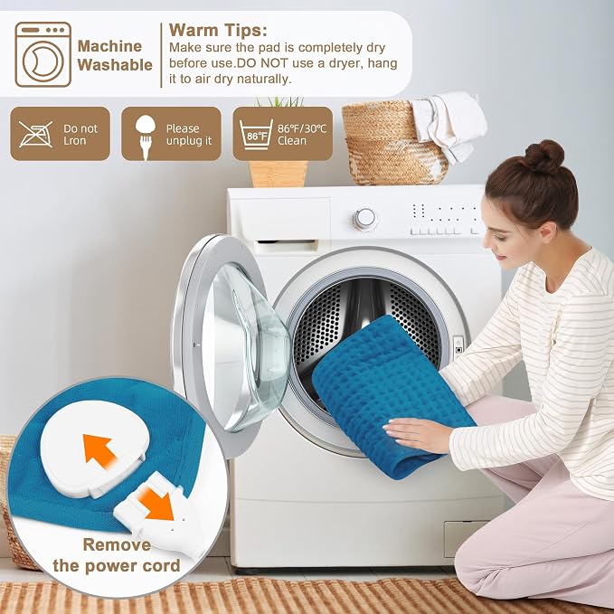 Deepsoon Heating Pad, Electric Heating Pads - Image 9