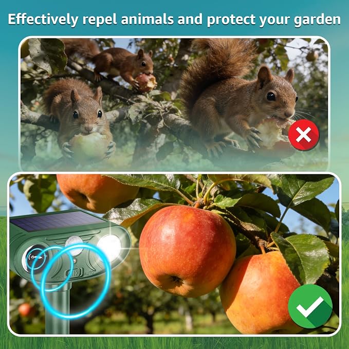 Solar Ultrasonic Animal Repellent Outdoor - Image 5