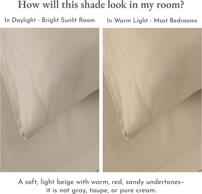 California Design Den 100% Cotton 2-Pack Queen Sheets Set - Image 5