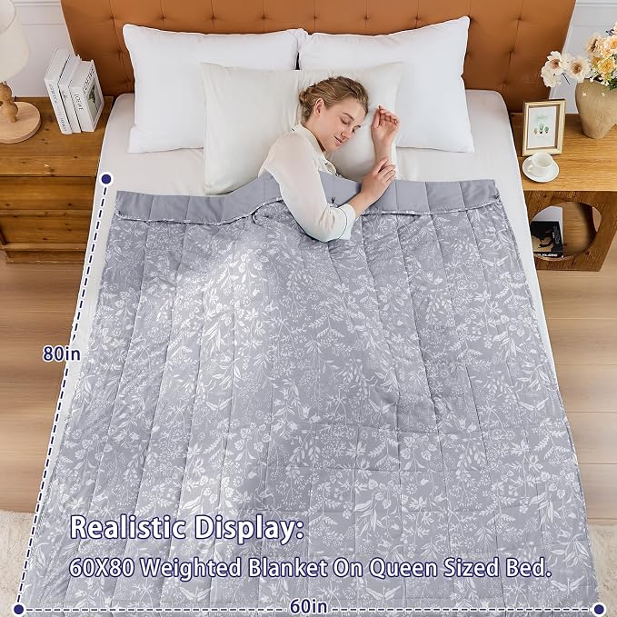 yescool Weighted Blanket for Adults Cooling Heavy Blanket for Sleeping Perfect - Image 2