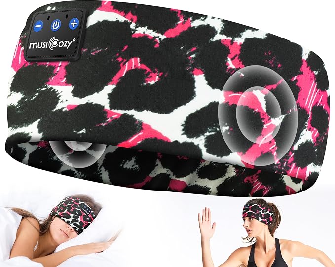 MUSICOZY Sleep Headphones Bluetooth 5.4 Headband, Wireless Earphones Music by MUSICOZY