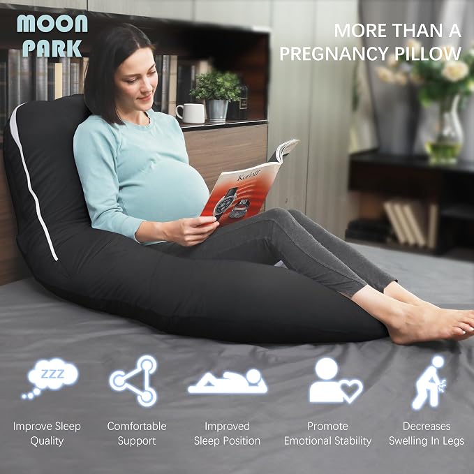 MOON PARK Pregnancy Pillows for Sleeping - Image 4