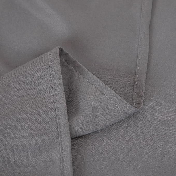 Twin Flat Sheet Only，66x96Inch Dark Gray - Image 7