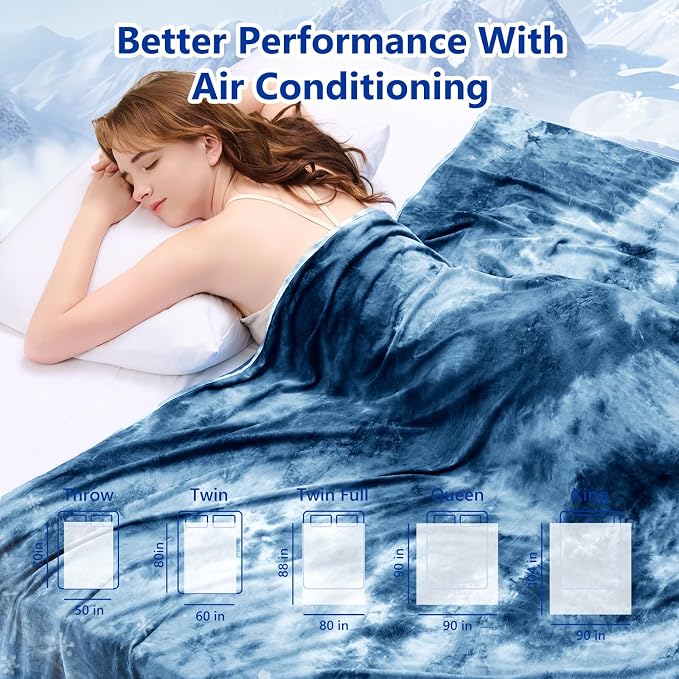 Topcee Cooling Blankets for Hot Sleepers, Arc-Chill Q-Max >0.5 Cool Fiber - Image 7