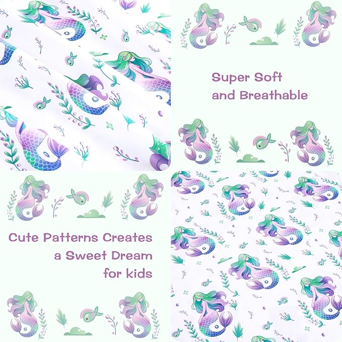 lasoftan Kids Sheet Set Twin Size, Twin Sheet Set - Image 2