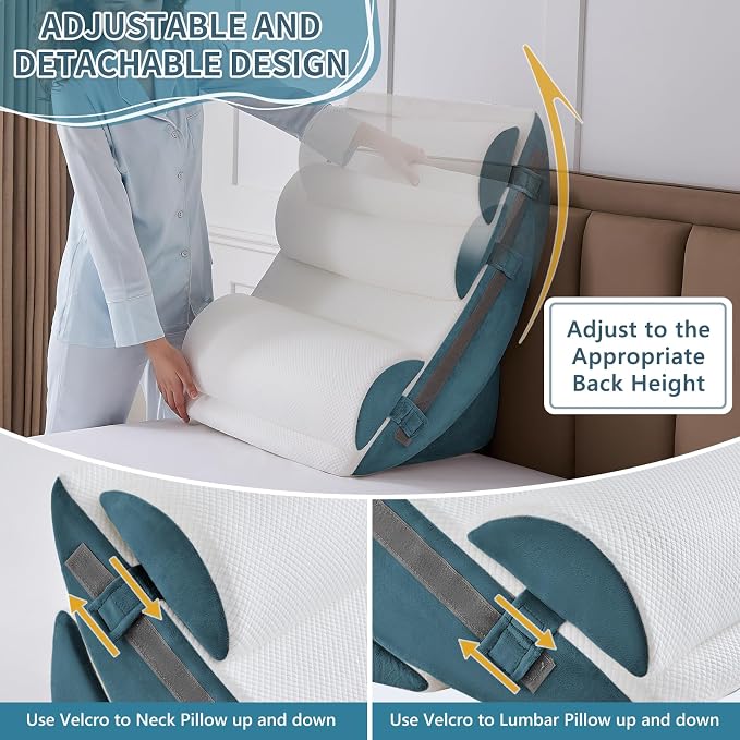 Yojoker 9PCS Orthopedic Bed Wedge Pillow Set - Image 5