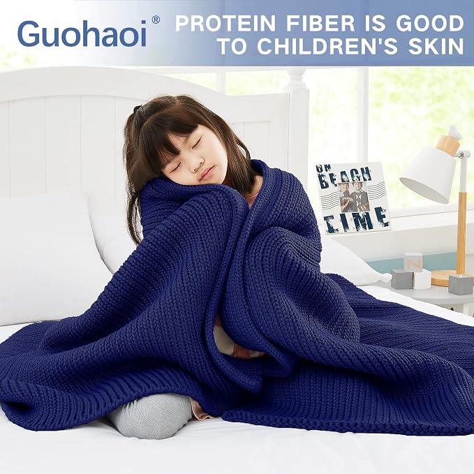 Guohaoi Knitted Weighted Blanket - Image 2