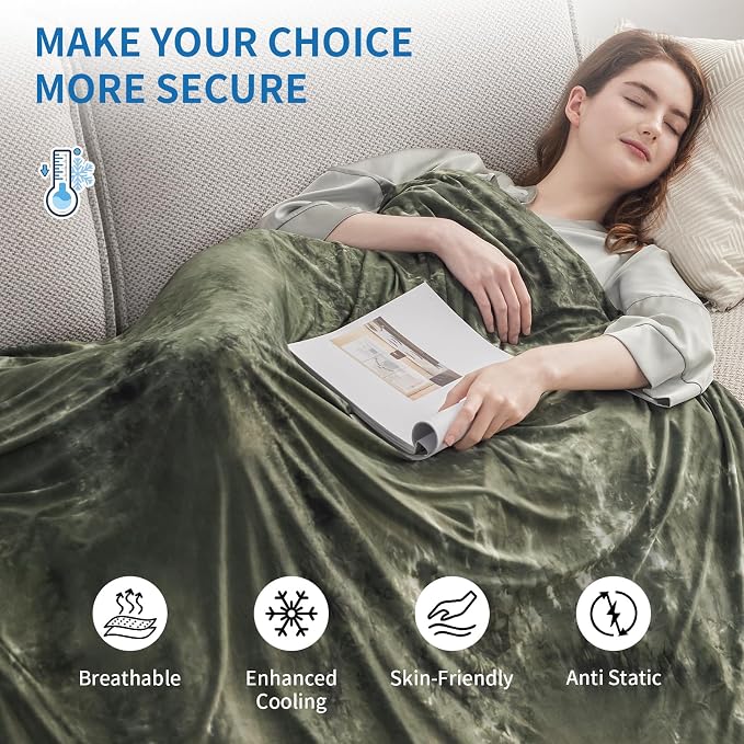 Guohaoi Cooling Blanket for HotSleepers, Decortive Tie Dye, Absorbs Heat to - Image 4