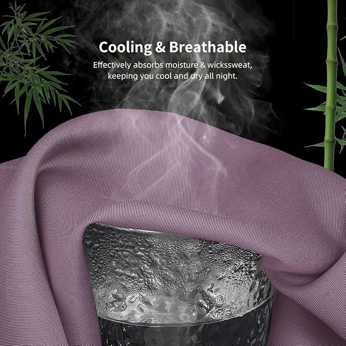 Standard Pillowcases, Cooling Viscose from Bamboo Pillow Covers - Image 4