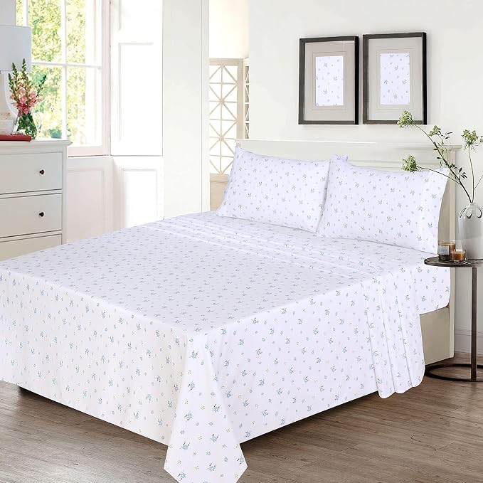 RUVANTI 100% Cotton Sheets – California King Percale Bedding, Cooling & - Image 8