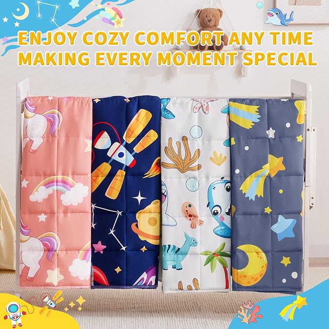 anfie Weighted Blanket Kids, Weighted Blanket Cooling Blanket - Image 7