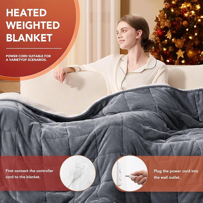 Homemate Heated Weighted Blanket - Image 2