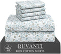 RUVANTI 6 Pcs Cotton Sheets by Ruvanti