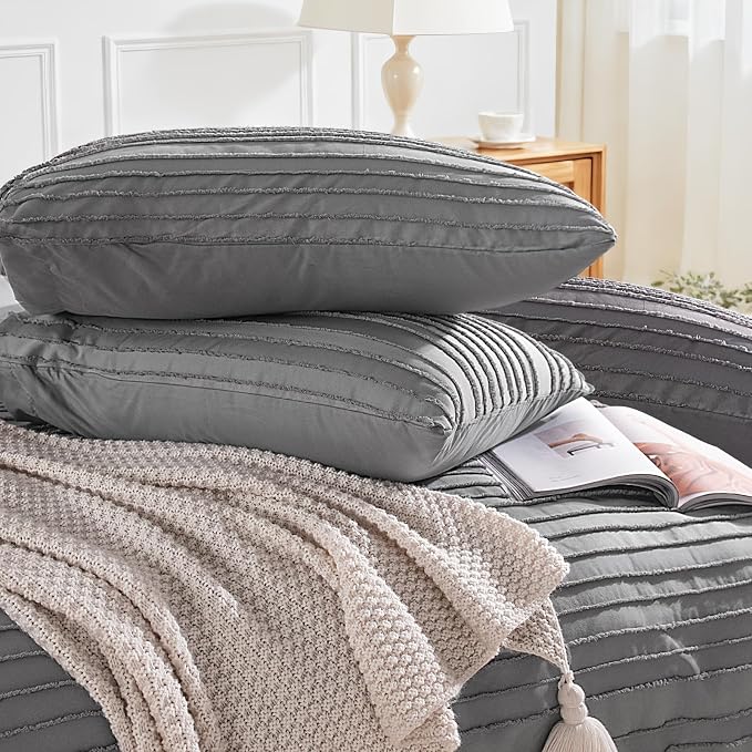 NEXHOME PRO Duvet Cover Queen, Soft and Lightweight 100% Washed Microfiber - Image 8