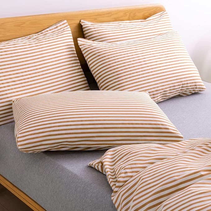 JELLYMONI Twin Duvet Cover Set, Cotton Duvet Cover 2 Pieces - Image 6