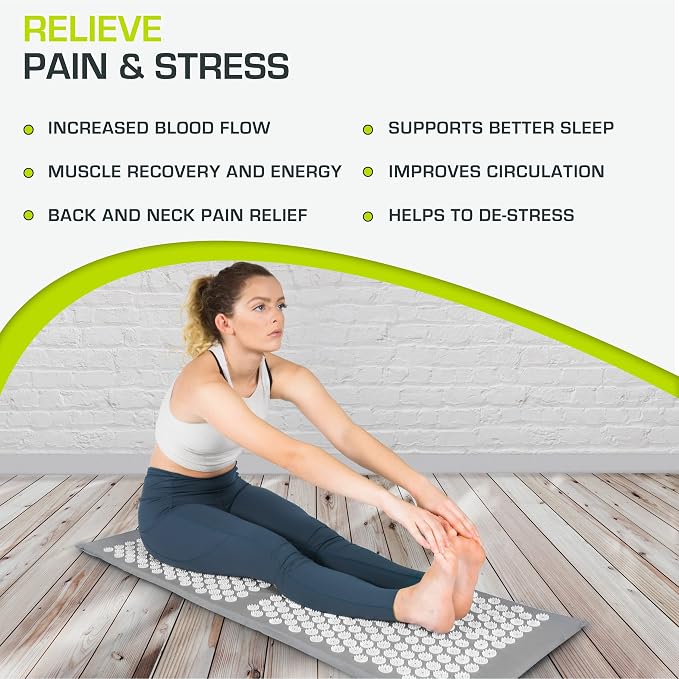 ProsourceFit Acupressure Mat and Pillow Set - Image 4