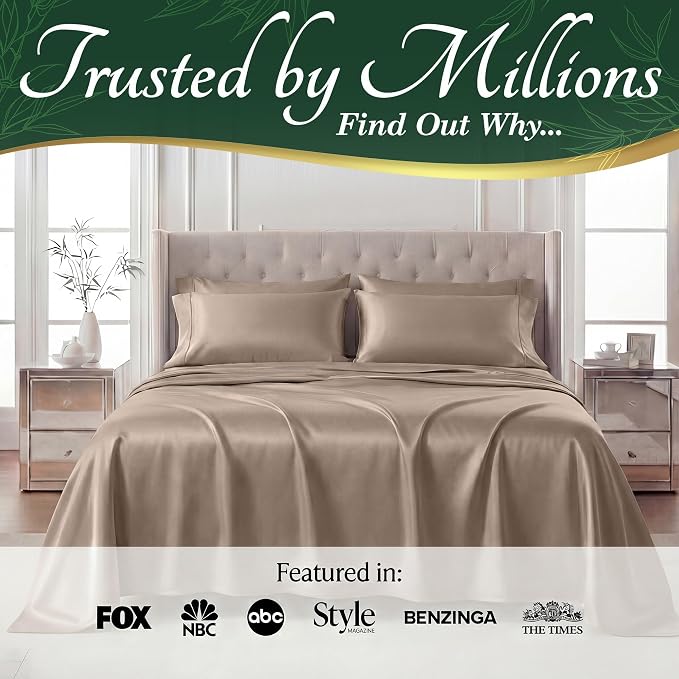 DECOLURE 100% Viscose Derived from Bamboo Sheets Full Size - Image 5