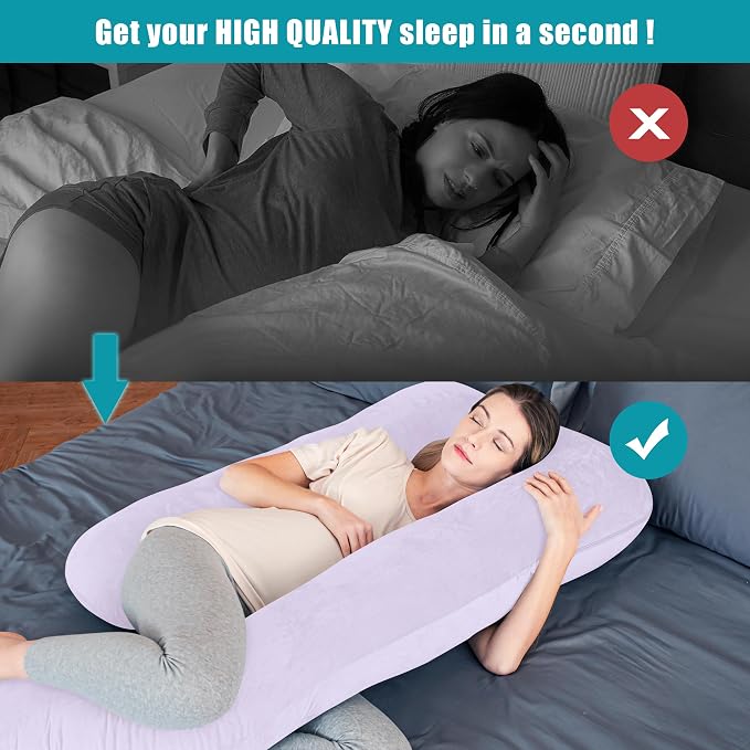 Cute Castle Pregnancy Pillows, Soft U-Shape Maternity Pillow - Image 6