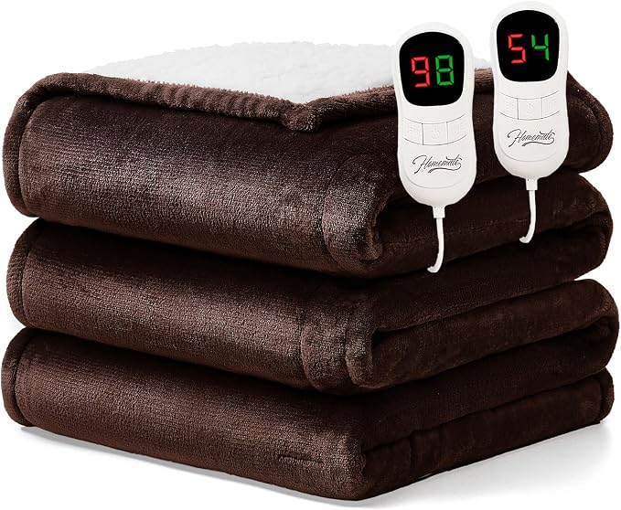 Homemate Electric Heated Blanket Queen Size by Homemate