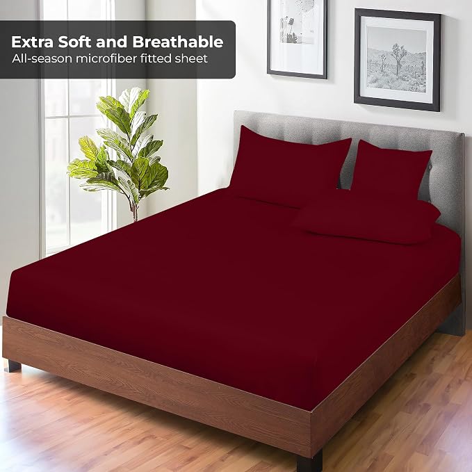 Royale Linens Fitted Sheet King - Image 4