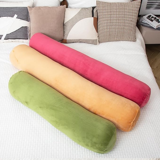1 MIDDLE ONE Bolster Pillow for Bed, Long Round Body Pillow for Adults - Image 7